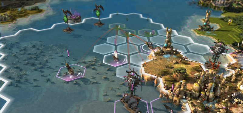 Naval combat plays out much like ground combat does.